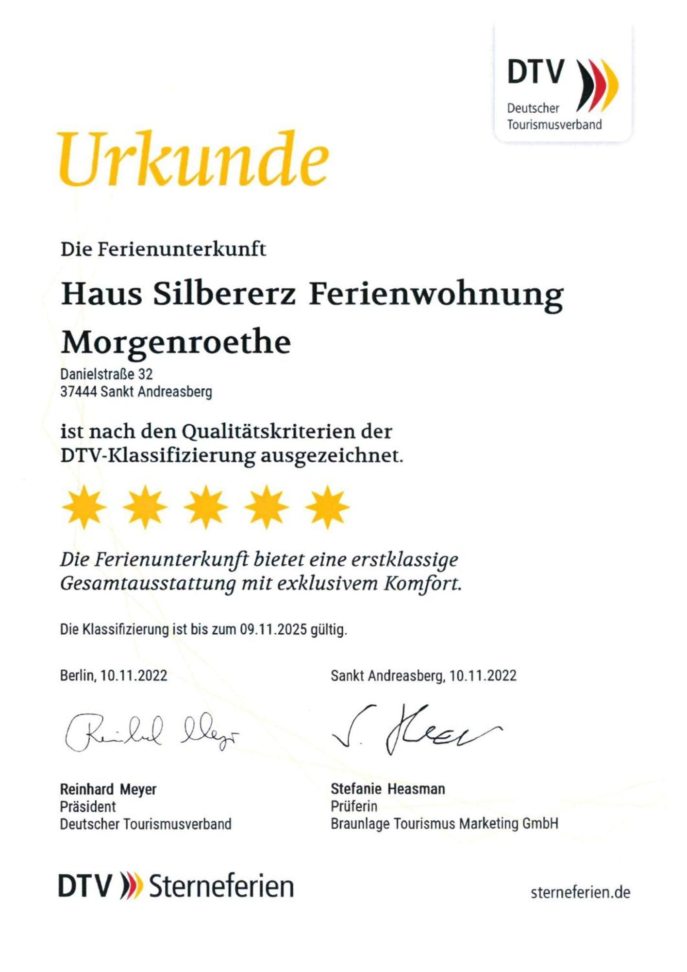 Morgenroethe 5 Sterne Ferienwohnung Sankt Andreasberg Exterior foto